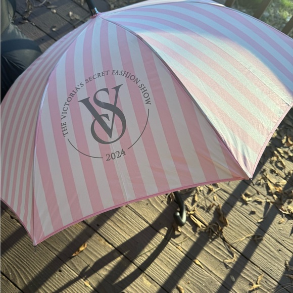 Victoria's Secret Accessories - Victoria's Secret 2024 Pink and White Fashion Umbrella